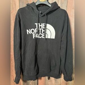 The North Face Mens Large Hooded Sweatshirt Black EUC